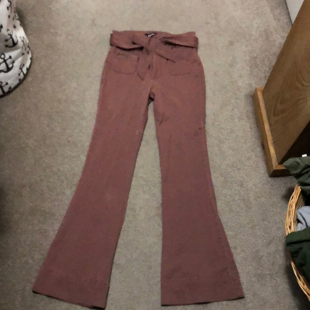 Women’s new without tags Express high wasted flare pants size 2.